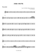 Abide with Me, Recorder PlayAlong